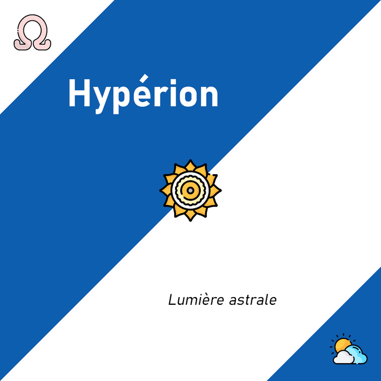 Couverture de la fiche Hypérion du panthéon greek